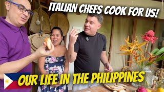 From Italy to The Philippines Italian Chefs Cook For Us 🇵🇭 Province Life [upl. by Ronyar466]