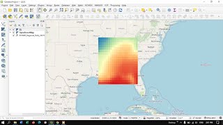 How to Add or Import NetCDF file in QGIS [upl. by Knobloch]