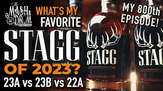 STAGG 23A and 23B Bourbon Reviews Whats my favorite STAGG of 2023 [upl. by Notnilc]