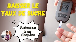 Comment baisser la glycémie et le diabète  Conseils pratiques [upl. by Anaeda]