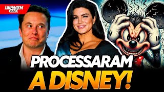 PERSEGUIDA E CENSURADA GINA CARANO E ELON MUSK PROCESSAM A DISNEY [upl. by Yrrah660]