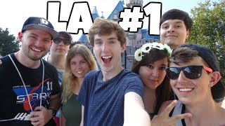 LA VLOG 1 w TheHealthyCow TheGameSpace OkayGameplay KiraBerry Austin and Alden [upl. by O'Grady154]