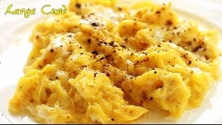 3 Ways to Scramble Eggs Large Medium and Small Curd  FoodHacks [upl. by Noyart]