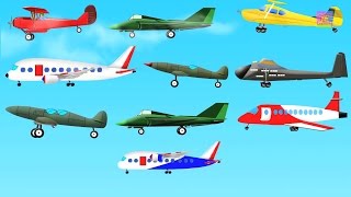 10 Little Aeroplanes l Childrens Rhymes l Aeroplane l Kids Rhymes l Airplanes [upl. by Esiom367]