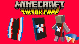 How to get TIKTOK Cape in MINECRAFT PEBE Tagalog🇵🇭 [upl. by Mclaurin]