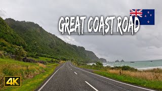 Driving New Zealands Great Coast Road 🇳🇿 From Westport to Greymouth [upl. by Ainit]