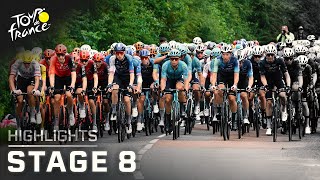 Tour de France 2024 Stage 8  EXTENDED HIGHLIGHTS  762024  Cycling on NBC Sports [upl. by Nedyah]