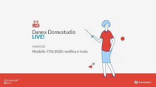 Modello 7702020 verifica ed invio  Danea Domustudio LIVE [upl. by Hoehne]