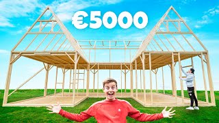 Wij Bouwen Een €5000 Villa In Achtertuin [upl. by Llenrahs]