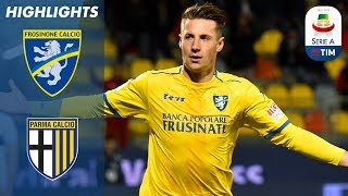 Frosinone 32 Parma  Frosinone overcome Parma with a last minute goal  Serie A [upl. by Vassili]