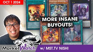 More Insane Buyouts Hit the Market YuGiOh Market Watch October 1 2024 [upl. by Drarig]