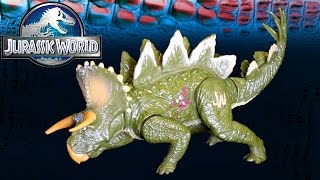 Opening Jurassic World STEGOCERATOPS Hybrid Dinosaur Action Figure [upl. by Nafis]