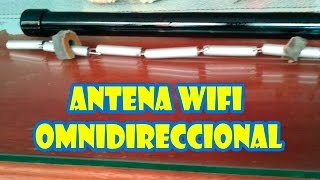 ✅ Como hacer una antena WIFI omnidireccional casera [upl. by Ahsilem]