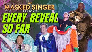 Every Masked Singer Season 5 Reveal 2021  SO FAR [upl. by Lipps]