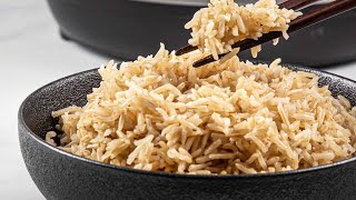 How to cook perfect Brown Rice  Weight Loss Brown Rice Pulao Recipe [upl. by Biel]