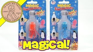 Magic Swimmers Warm Fuzzy Swimming Creatures Fun Novelty Toy [upl. by Anirehtac]