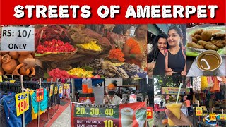 Ameerpet Overview  Street Shopping and Street Food [upl. by Gleda]