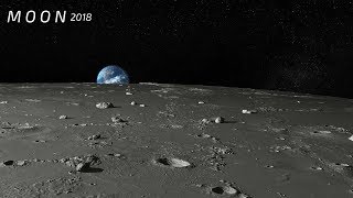 Moon  Close Up View  Real Sound HD [upl. by Frolick]