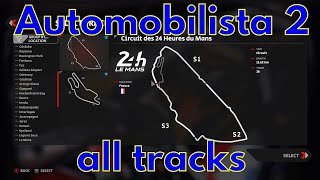 Automobilista 2 all tracks December 2023 AMS 2 track list [upl. by Inahc]