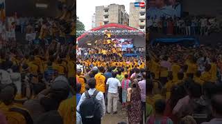 Dahi Handi 2024 8 tier human pyramid by Amboli Govinda Pathak on Janmashtami ytshorts [upl. by Weisberg]