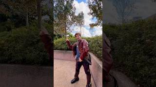 Star Lord now meets at Epcot starlord epcot disney guardiansofthegalaxy [upl. by Kaleena]