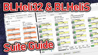 BLHeliS amp BLHeli32 Configuration Guide Reverse Motor Direction Change PWM Freq amp More [upl. by Bonita565]