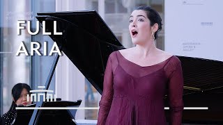 Soprano Sophia Hunt sings Mi tradì quell alma ingrata Don Giovanni  Dutch National Opera Studio [upl. by Nahgen]