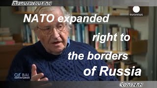 UKRAINE IN NATO A THREAT TO RUSSIA  Noam Chomsky [upl. by Lenette]