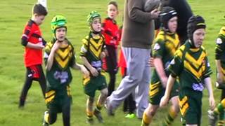 Cadishead Rhinos U8s Vs Woolston Rovers Greens U8s [upl. by Nwahsud]