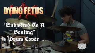 Dying Fetus  Subjected To A Beating  Drum Cover by Blackedu [upl. by Adnim291]