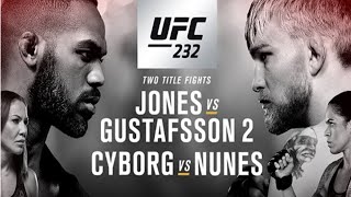 UFC 232 LIVE  JONES VS GUSTAFSSON 2 LIVESTREAM  FIGHT COMPANION [upl. by Hachmin20]