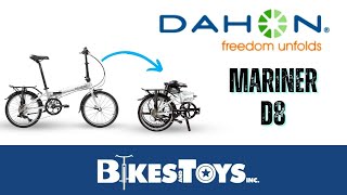 Bicicleta 🚴‍♀️ plegable Dahon Mariner D8 review en Español [upl. by Champagne986]