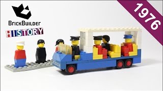 Lego Legoland 696 Bus Station  1976  BrickBuilder History [upl. by Noerb]