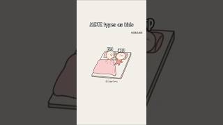 MBTI types as kids part 1 ISFJ INTP ESTP ISTP ESTJ [upl. by Nim]