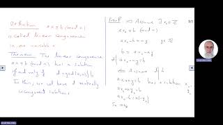 Linear Congruences [upl. by Asiulairam]