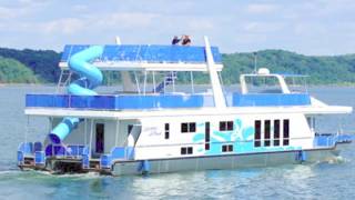 Tour of a Houseboat on Lake Cumberland State Dock 1000  quotMega Catquot [upl. by Ingunna]