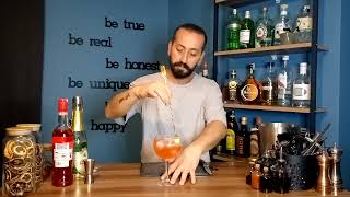 Aperol Spritz Nasıl Yapılır Aperol Spritz Yapımı [upl. by Ardnikal114]