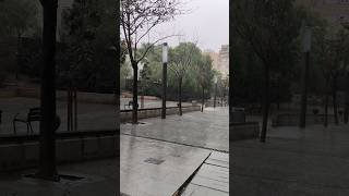 Today weather in barcelona ⛈️😯viralshort youtubeshorts rain today shorts ytshorts weather [upl. by Suriaj]