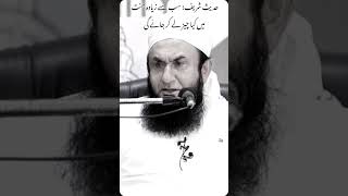 Sab Say Ziada Kya Cheez Jannat Main Lay Kar Jae Gi Molana Tariq Jamil shots bayanstatusbayan [upl. by Nollie]