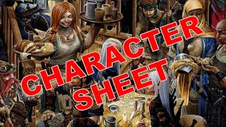 Pathfinder 1E Character Sheet Guide [upl. by Lamond]