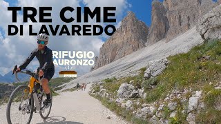 TRE CIME DI LAVAREDO Rifugio Auronzo in bicicletta [upl. by Aw]