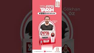 E KPSS Tarih Video Ders Notları  Gökhan ÖZ  2024 [upl. by Clevey]