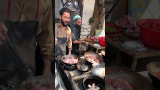 Chenaki Gosht 😋  Shoba Bazar Peshawar ✨ streetfood food meat food [upl. by Eiramadnil]