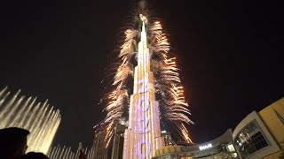 Дубай Новый Год 2020 Салют Бурдж Халифа  New year 2020 Dubai Burj Khalifa [upl. by Sokin]