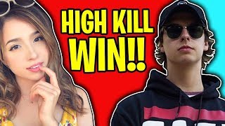 HIGH KILL DUOS WITH POKIMANE IN FORTNITE BATTLE ROYALE [upl. by Otreblig259]