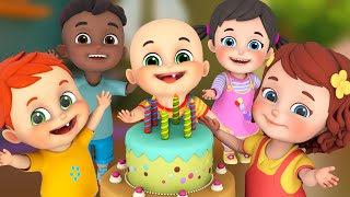 Happy Birthday Song  Party Song  Birthday Wishes  Nursery Rhymes Collection from Jugnu Kids [upl. by Yesnek]