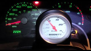 2002 F250 73 Diesel Stock Tune Stock Turbo boost F 250 [upl. by Stern]