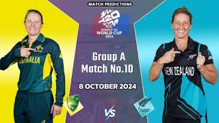 Australia VS New Zealand  Womens T20 World Cup Match Prediction [upl. by Marva]