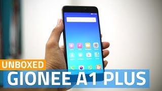 Gionee A1 Plus Unboxing and First Look  Camera Specs and More [upl. by Sakiv]