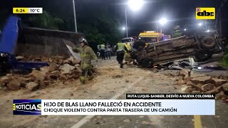 Así fue el accidente en el que falleció el hijo del exsenador Blas Llano [upl. by Gschu]